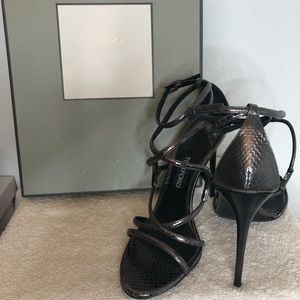 Tom Ford strappy women’s shoe.